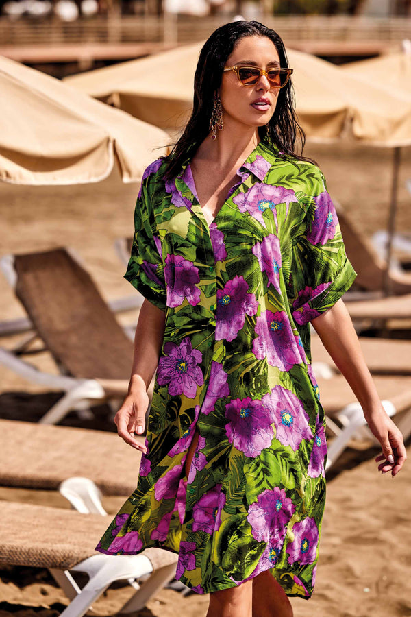 ABITO CAMICIA VIOLET