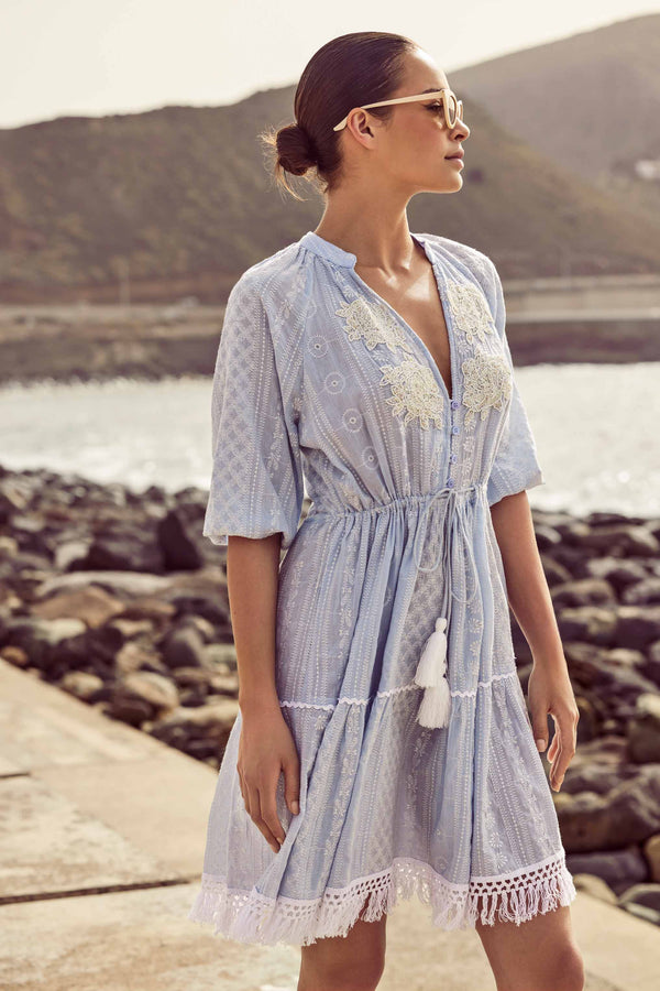 DRESS WITH LACE DETAILS ALYSSA