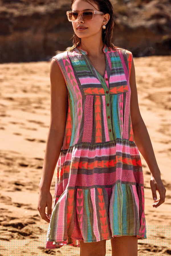 SLEEVELESS SHIRT DRESS PENELOPE