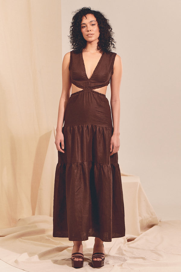 VESTIDO ABRIL EM LINHO PURO