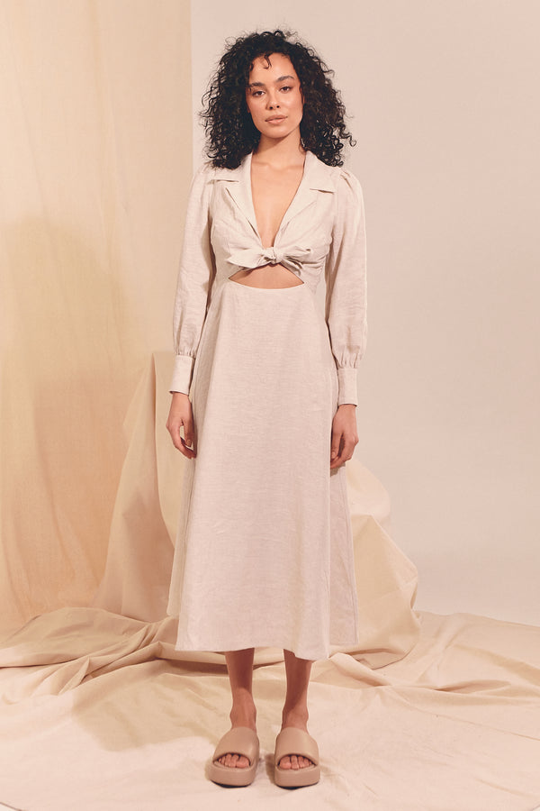 VESTIDO ELEANOR EM LINHO PURO