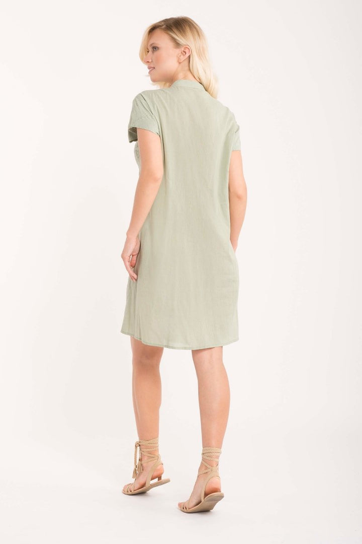 ABITO CAMICIA RICAMI- IC21-024 - #Moda Mare Positano#