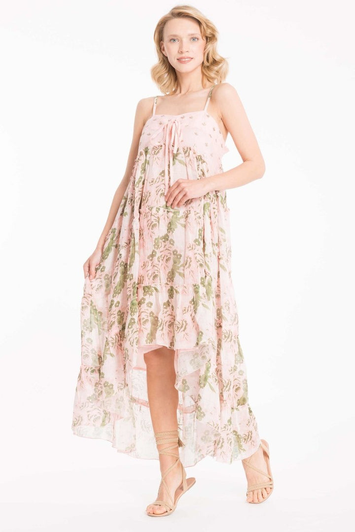 ABITO LINO FIORI- IC22-103 - #Moda Mare Positano#