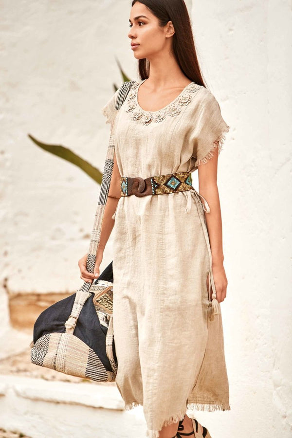 ABITO PURO LINO- IC22-075 - #Moda Mare Positano#
