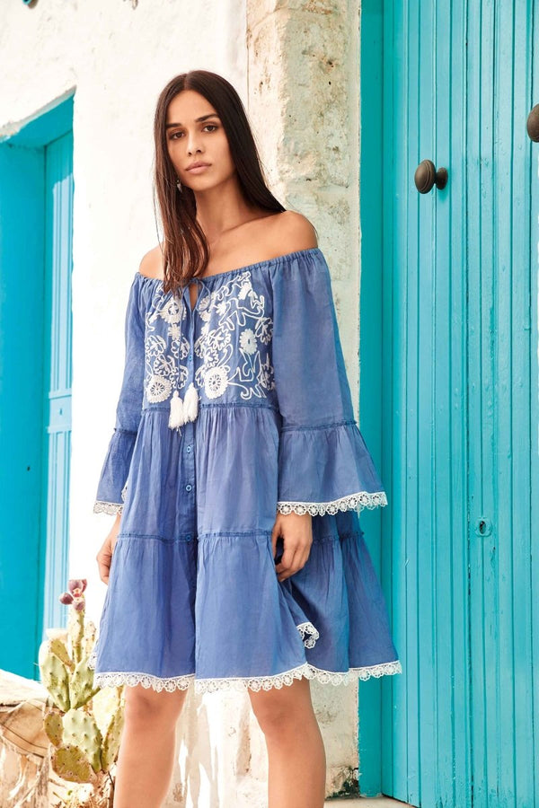 ABITO RICAMI CELINE- IC22-044 - #Moda Mare Positano#